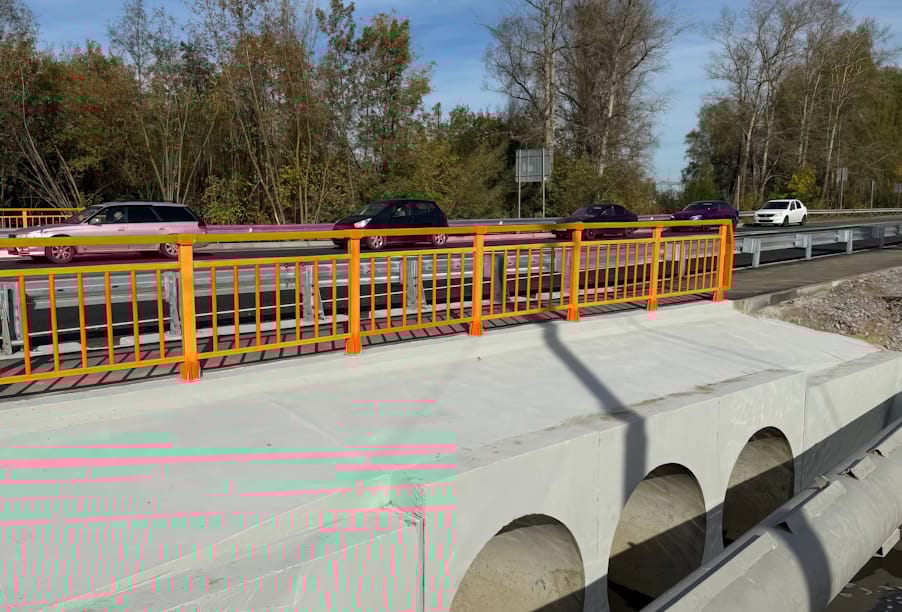 В подмосковном Дмитрове капитально отремонтирован мост через реку Хамиловку